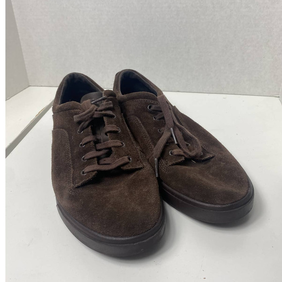 UGG Men's Dark Brown Suede Lace Up Casual Sneaker Size 9 - Picture 5 of 7